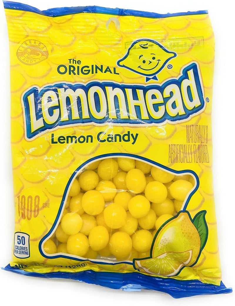 Lemonhead Original Lemon Candy 4.5 oz Bag - Image 1